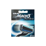 Gillette Mach3 Turbo vahetuspead, 4 tk.