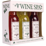 Bohemia Gifts WINE SPA Set kosmeetika kinkekomplekt (du&scaron;igeel, 200 ml + &scaron;ampoon, 200 ml + vannivaht, 200 ml)