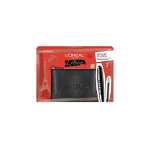 Set L'Oreal Paris: L'Oreal Paris Kajal Eye Pencil Black 1.5 g + Mega Volume Collagene 24h Waterproof Mascara Mega Black, 9 ml + Textile Makeup Bag Black
