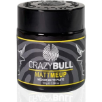 Crazy Bull MattMeup Medium Matte Paste keskmise fikseerimisega soengupasta juustele, 100 g