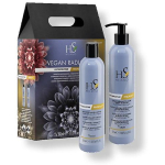 HS Milano Vegan Radiance Reconstruction Set juuksehoolduskomplekt (&scaron;ampoon, 350 ml + palsam, 350 ml)