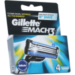 Gillette Mach3 vahetuspead, 4 tk.