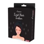 Be Osom Twist Hair Turban Mustad juuksed turban, must v&auml;rv