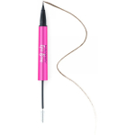 Bodyography Epic Brow 2 in 1 Clear Brow Gel And Liquid Brow Definer Pen kulmumeigivahend, toon: Ash, helepruun v&auml;rv