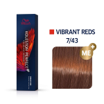 Wella Professionals Color Touch Ammonia-Free Semi-Permanent Hair Dye 7/43 Vibrant Reds, 60 ml