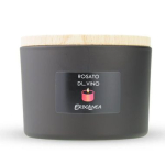 Erbolinea Candela In Vetro Rosato Di Vino aroomik&uuml;&uuml;nal, 140 g
