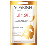Yoskine Geisha Sake Gold lifting mask, 20 ml