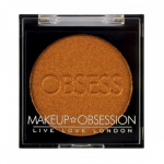 Makeup Revolution Obsession Eyeshadow Powder E166 Gold Coast, 2 g