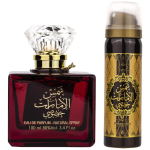 Set Ard Al Zaafaran: Shams Al Emarat Khususi Eau De Parfum For Women, 100 ml + Shams Al Emarat Khususi Deodorant Spray For Women, 50 ml