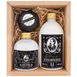 Bohemia Gifts Gentleman Set kosmeetika kinkekomplekt meestele (du&scaron;igeel, 500 ml + &scaron;ampoon, 300 ml + vannipomm, 110 g)