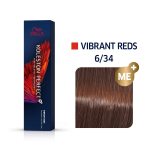 Wella Professionals Koleston Perfect Me+ Permanent Hair Dye 6/34 Dark Blonde Golden Red, 60 ml
