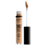 Nyx Can't Stop Won't Stop Cruelty-Free Full Coverage Liquid Concealer Soft Beige No 3.5 ml