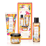 Set Baija: Lost Paradise Hydrating Body Cream Daily, 75 ml + Lost Paradise Cleansing & Hydrating Shower Gel For All Skin Types, 100 ml + Lost Paradise Cleansing & Exfoliating Body Scrub, 70 g