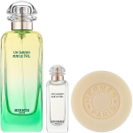 Hermes Un Jardin Sur Le Nil tualettvee komplekt Unisex (Edt 100 ml + Edt 7,5 ml + l&otilde;hnastatud seep 50 g)