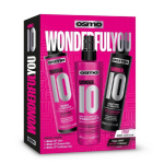 Osmo Wonder 10 Gift Pack juuksehoolduskomplekt (&scaron;ampoon, 200 ml + palsam, 200 ml + multifunktsionaalne vahend, 250 ml + kamm)