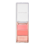 Makeup Revolution Icon Blush Vegan Matte Blush Highlighter Palette Authentic Peach 11.5 g
