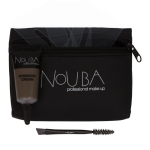 20 Set Nouba: Nouba Eyebrow Brush + Nouba Eyebrow Gel, 7 ml + Textile Makeup Bag Black