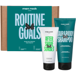 Men Rock ROUTINE GOALS Basic Grooming Routine Kit juuste- ja nahahooldustoodete komplekt meestele, 1 tk