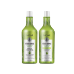 INOAR Resistance Fibra de Bambu Duo Kit juuksetugevduskomplekt (&scaron;ampoon, 1000 ml, palsam, 1000 ml)