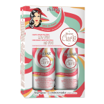 INOAR Divine Curls Duo Kit - t&ouml;&ouml;riistade komplekt lokkis lainelistele juustele, 2x250 ml