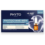 Phyto Phytocyane juuste v&auml;ljalangemise vastane hooldus meestele tugeva juuste v&auml;ljalangemise korral 12V, 3,5 ml x 12