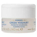 Korres Greek Yoghurt Nourishing Body Cream For Face At Night, 40 ml