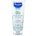 Mustela 2-in-1 puhastusgeel beebidele ja lastele, 200 ml