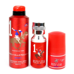 Gift Set Beverly Hills Polo Club: 1982 - Sport 1 Eau De Toilette For Men, 50 ml + 1982 - Sport 1 Anti-Perspirant Deodorant Spray For Men, 175 ml + 1982 - Sport 1 Anti-Perspirant Deodorant Roll-On For Men, 50 ml