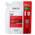 Vichy Dercos Energy+ stimuleeriva &scaron;ampooni t&auml;itepakend, 400 ml