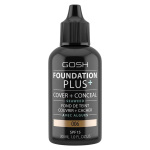 Gosh Foundation Plus+ Cover & Conceal Liquid Foundation 006 Honey SPF15, 30 ml