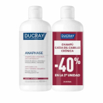 Ducray Anaphase kroonilise juuste v&auml;ljalangemise vastane &scaron;ampoon, 2 x 400 ml