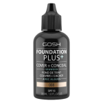 Gosh Foundation Plus+ Cover & Conceal Liquid Foundation 008 Honey SPF15, 30 ml