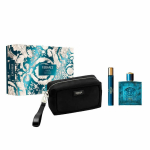 Versace Eros Giftset parf&uuml;&uuml;mikomplekt meestele (EDP, 100 ml + EDP, 10 ml + kosmeetikakott)