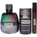 Set Missoni: Pour Homme Eau De Parfum For Men, 100 ml + Pour Homme Eau De Parfum For Men, 10 ml + Pour Homme Deodorant Stick For Men, 75 ml