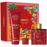 Versace Eros Flame komplekt meestele (EDP, 100 ml + EDP, 5 ml + du&scaron;igeel,150 ml)