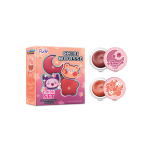 Set Rude Cosmetics: Chibi Mousse Lip & Cheek Balm 2-In-1 Tada!, 4 g + Chibi Mousse Lip & Cheek Balm 2-In-1 Fuzzy, 4 g
