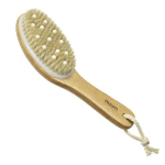 Nuum Cosmetics Curved Handle Body Brush with Soft Massage Beads masseeriv kehakoorimishari, 1 tk