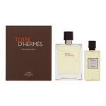 Set Hermes: Terre d'Hermes Eau De Toilette For Men, 100 ml + Terre d'Hermes Shower Gel For All Skin Types, 80 ml