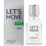 Benetton Let's Move EDT tualettvesi meestele, 40 ml