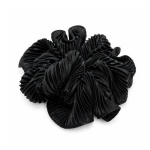 LAETI Wrinkled Scrunchie volditud juuksekumm, v&auml;rv: Must