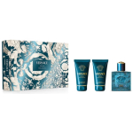 Versace Eros Pour Homme meeste kinkekomplekt (EDT, 50 ml + du&scaron;igeel, 50 ml + habemeajamisj&auml;rgne palsam, 50 ml)