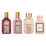 Gucci Mini Set komplekt naistele (Bloom EDP, 5 ml + Flora Gorgeous Gardenia EDP, 5 ml + Flora Gorgeous Gardenia Intense EDP, 5 ml + Guilty Pour Femme EDT, 5 ml)