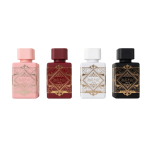 Set Lattafa: Bade'e Al Oud Oud For Glory Eau De Parfum Unisex, 25 ml + Bade'e Al Oud Honor & Glory Eau De Parfum Unisex, 25 ml + Bade'e Al Oud Sublime Eau De Parfum Unisex, 25 ml + Bade'e Al Oud Noble Blush Eau De Parfum For Women, 25 ml