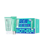 Set Biotherm: Aquasource Hyalu Plump Moisturizing Daily Gel Cream For Face, 30 ml + Biosource Eliminates Impurities Cleansing Foam, 50 ml