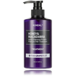 Kundal Hydro-Intensive proteiinisisaldusega juuksehooldus mee ja makadaamiap&auml;hkliga, valge musk, 500 ml