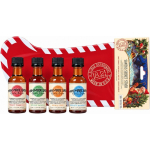 18.21 Man Made Santa's Secret Stash Stocking juuste- ja kehahooldustoodete komplekt meestele, 4 x 50 ml