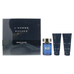 Set Rochas: L'Homme Rochas Eau De Toilette For Men, 100 ml + L'Homme Rochas Hydrating Shower Gel All Skin Types, 100 ml + L'Homme Rochas Hydrating After-Shave Balm, 100 ml