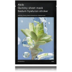 Abib Gummy Sheet Mask Sedum Hyaluron Sticker niisutav lehtmask, 27 ml
