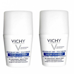 Vichy alumiiniumsoolavaba 24h rulldeodorant, 2 x 50 ml
