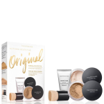 Nothing Beats The Original Set BareMinerals: BareMinerals Setting Powder Brush + Mineral Veil Matte Finish Loose Setting Powder Golden Tan, 2 g + Original Liquid Foundation SPF 15, 2 g + Prime Time Vitamin E Smooth Wear Foundation Primer Golden Tan,  ...